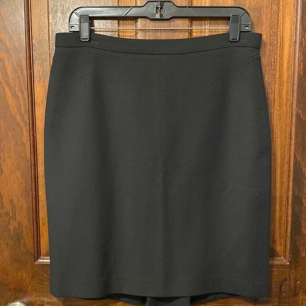 Loft Basic Black Professional Formal Skirt Size 8